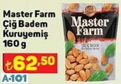 MASTER FARM ÇİĞ BADEM KURUYEMİŞ MASTER FARM ÇİĞ BADEM KURUYEMİŞ